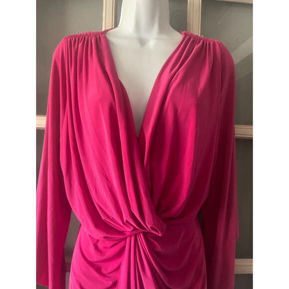 Revolve MISA Los Angeles Teget Draped Mini Cocktail Dress Size - Picture 7 of 10